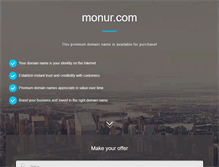 Tablet Screenshot of monur.com